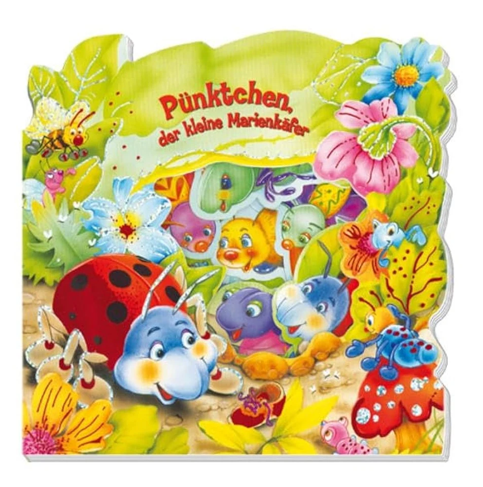Pünktchen Marienkäfer Stickerbuch Kinder Hardcover Deutsch