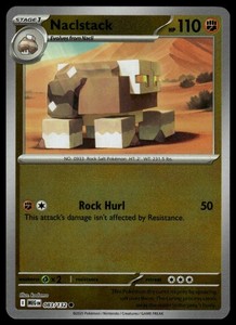 Pokemon Mega Evolution #083/132 Naclstack Reverse Holo