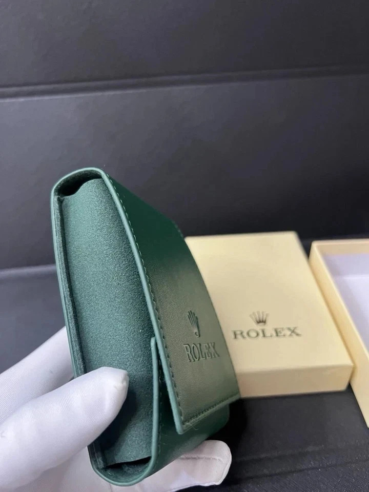 Rolex Case Leather Travel Pouch Service Center Premium Version
