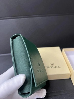 Rolex Case Leather Travel Pouch Service Center Premium Version
