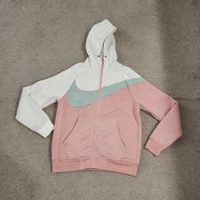 Nike Hoodie Womens Large Full Zip Fleece Swoo...