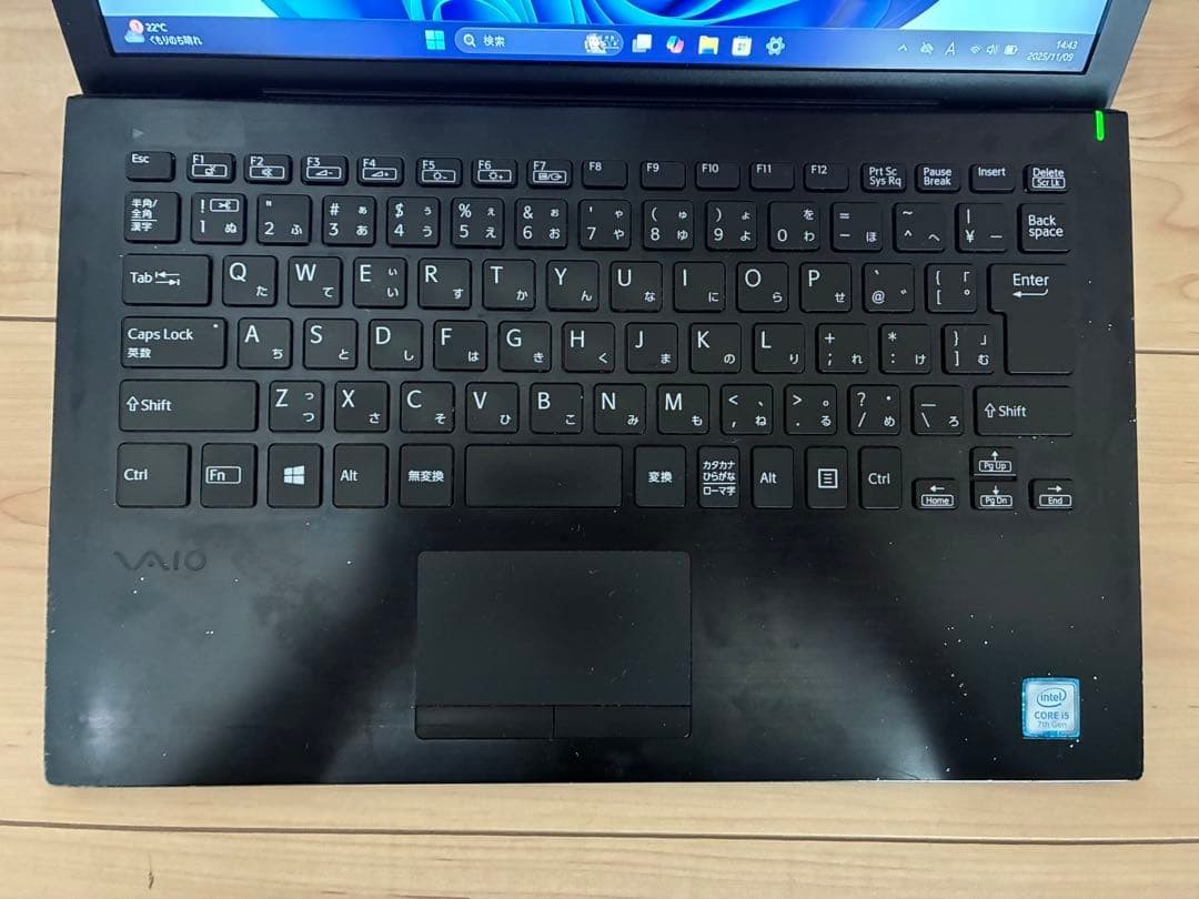Sony Vaio VJPG11C11N Core i5 8250U 1.8Ghz RAM 8GB SSD 128GB PC