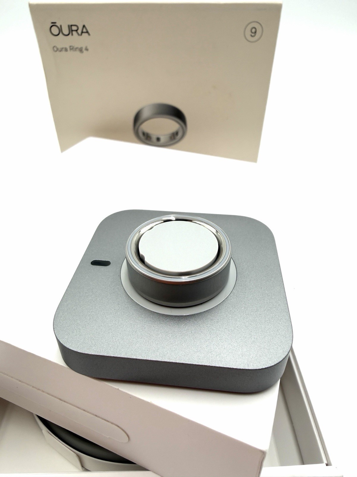 NEW (OPEN BOX) Oura ring gen 4 -size 9- Brushed Silver Free Shipping