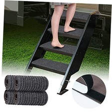 RV Step Covers 4 Pack RV Step Rug, RV Stair Covers Carpets 4 Pack 24 x 7.5 inch