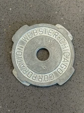 Vintage Record Adapter Webster Chicago Corporation Metal 45 RPM Record Insert