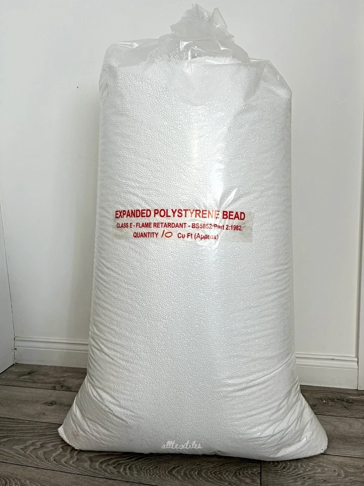 Polystyrene Beans, Beanbag Refill, Filling Top up Filler Booster Beads Bag Balls - Image 2 of 4