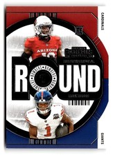 2024 Panini Contenders #2 Malik Nabers / Marvin Harrison Jr. Round Numbers