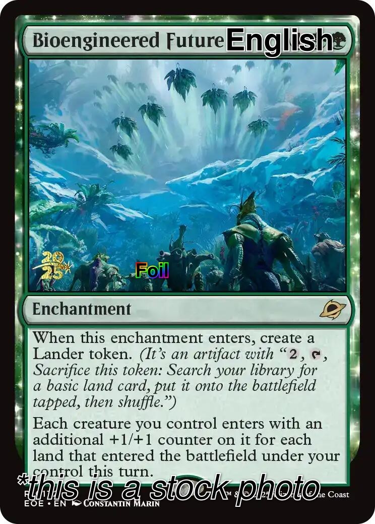 Bioengineered Future [Foil NM - Prerelease Cards 172]