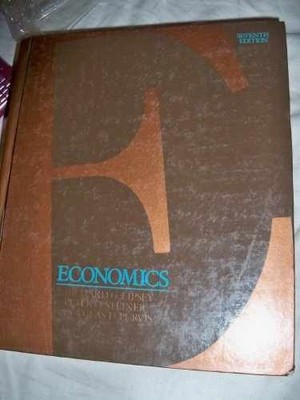 Economics - Hardcover, by Richard G Lipsey - Acceptable