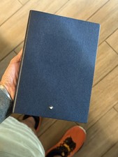 Montblanc Fine Stationary Indigo Notebook 146 Brand New Grid