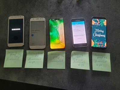 Smartphone SAMSUNG Galaxy J5,J3, A40,S5mini,A6. Golgewinnung