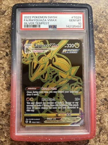 New Listing2022 RAYQUAZA VMAX Pokemon SWSH Silver Tempest #TG29 PSA 10 Gem Mt. HOT!!!