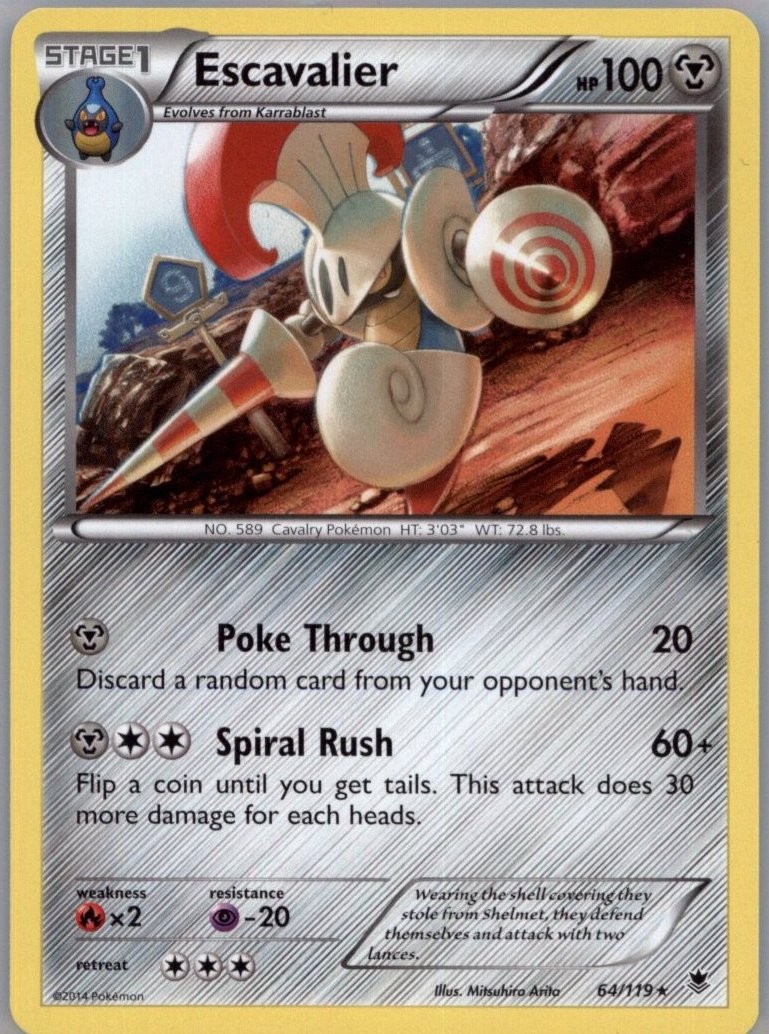 XY - Phantom Forces #64/119 Escavalier