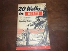 20 WALKS IN HERTS by Fieldfare Of The London Evening News 96 Pages 1955.