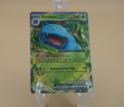 Venusaur EX 003/165 Pokemon 151 Card TCG - | eBay