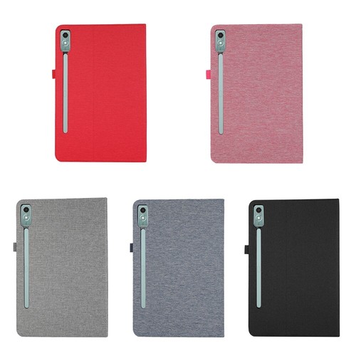 For Lenovo Tab P12 12.7 inch 2023 Tablet Case Fabric Texture Folio Stand Cover - 第 3/44 張圖片
