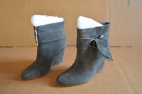 Boutique 9 Women's Valery Dark Gray Suede Ankle Boots 6.5 M Wedges Boutique 9 Women's Valery Dark Gray Suede Ankle Boots 6.5 M Wedges