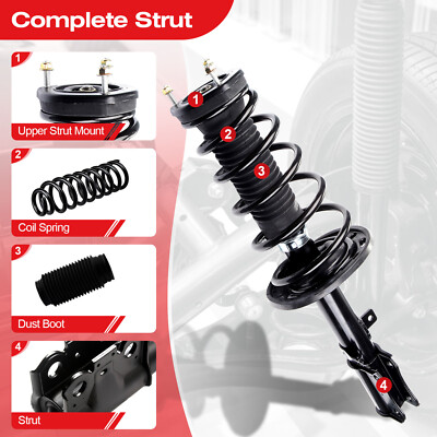 Pair Front Shock Struts Coil Spring for Toyota Camry Solara 2.2L 171679