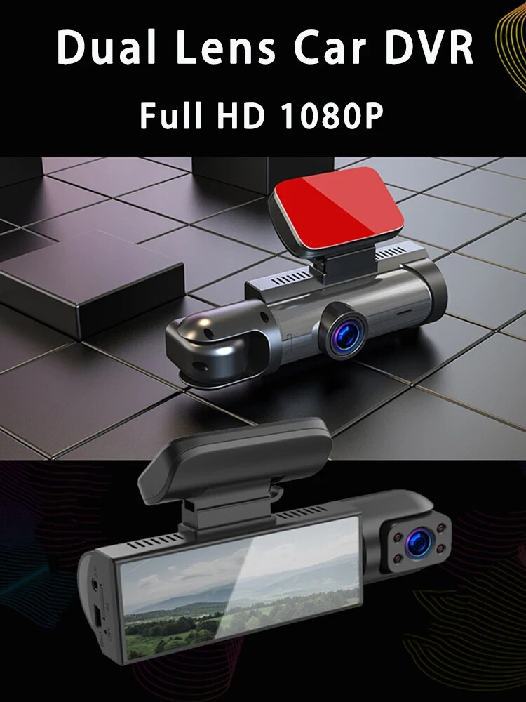 Dash Cam Auto DVR 1080P Doppia Lente - Visione Notturna e Sicurezza - 2