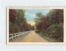 Postcard Jacob's Ladder Roadway Approach To Walker's Brook Becket Massachusetts