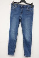 Bershka Damen Jeans Hose Skinny Blau Gr.38 Neu