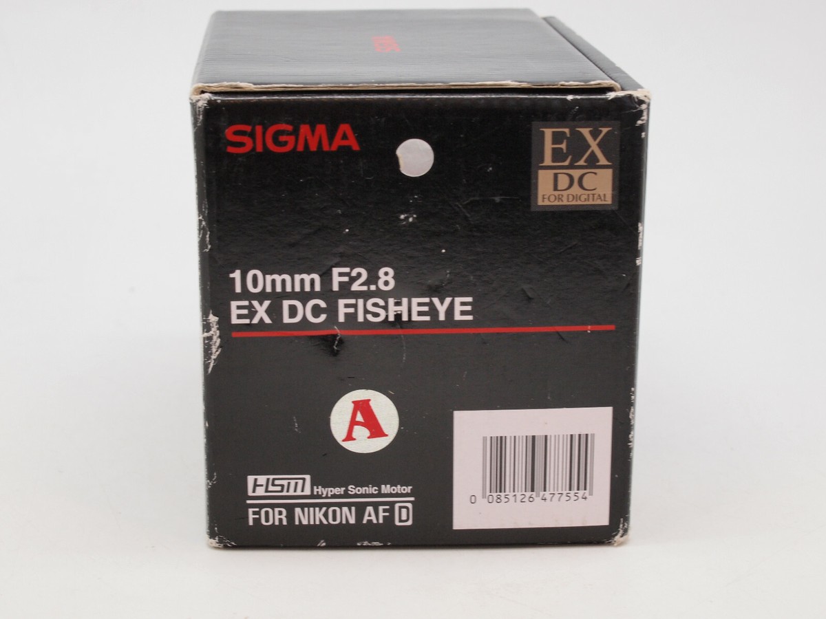 Sigma 10mm f/2.8 EX DC HSM Fisheye Lens for Nikon DX Digital Sigma 10mm f/2.8 EX DC HSM Fisheye Lens for Nikon DX Digital