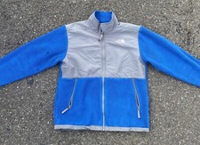 The North Face Youth Boys XL Fleece Denali Polartec Full Zip Jacket Coat Blue