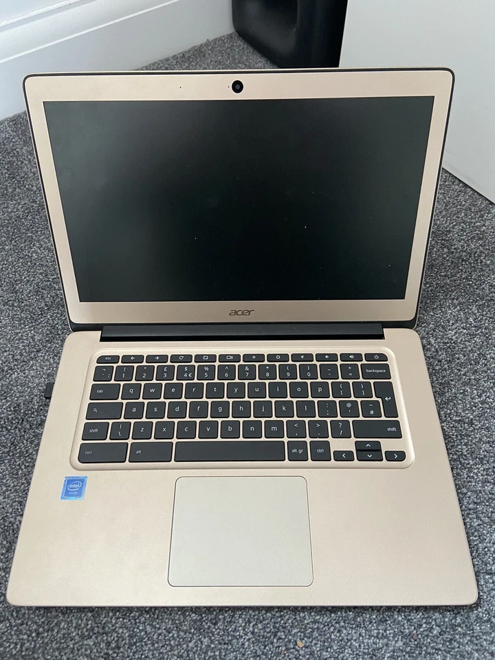 Acer N16P1 32GB SSD 4GB Ram Intel N N3060 Chromebook Cheap Laptop PC Gold 8 H ba - Image 3 of 4