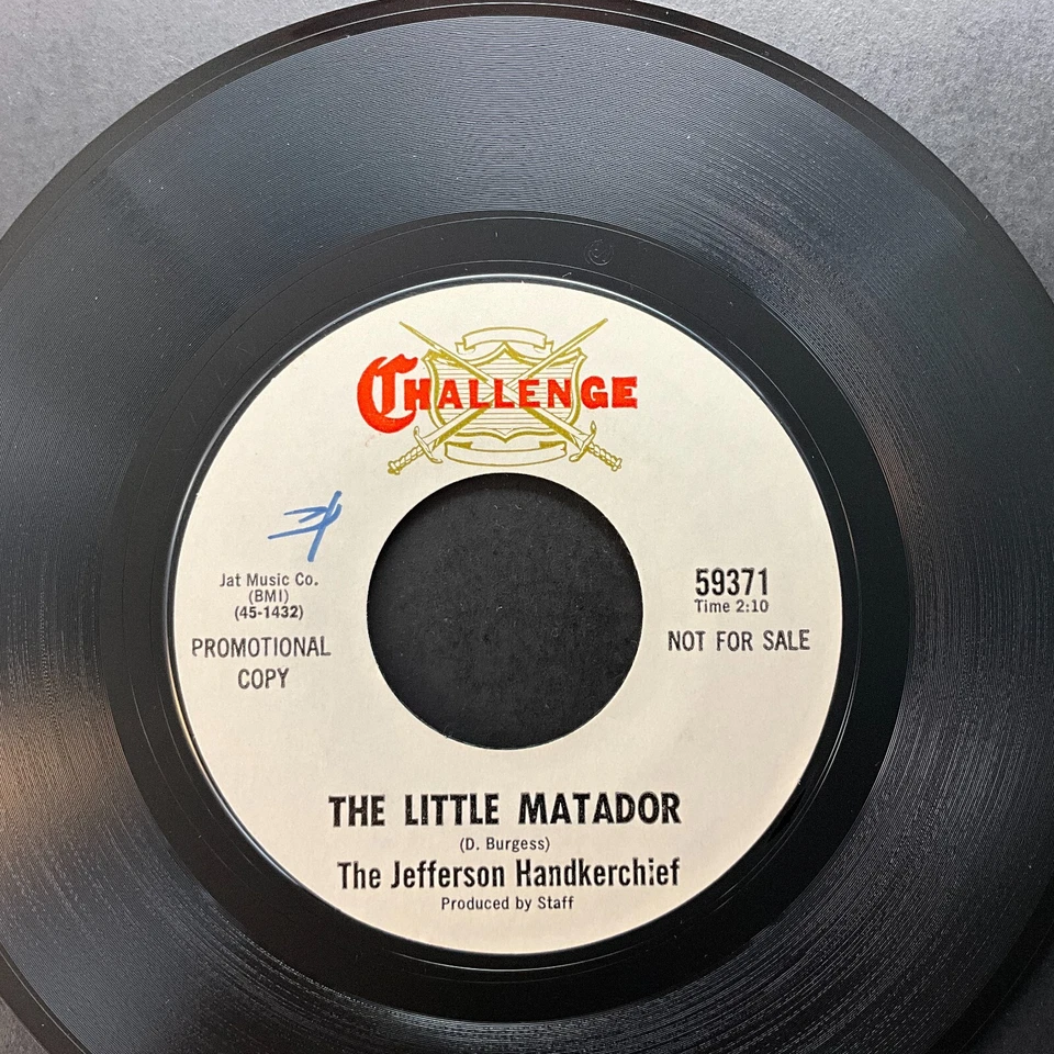 The Jefferson Handkerchief, I'm Allergic To Flowers, Promo, 7" 45rpm, Vinyl NM - Image 2 of 2