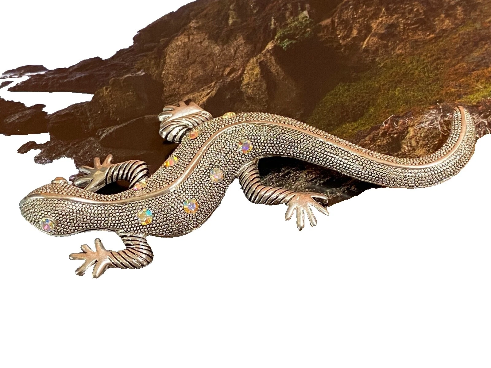 Chapado en Plata diamante Simulado Prendedores y broches de Moda