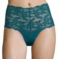 Ambrielle Lace Thong Panties Size XX-Large 9 Limited Edition Rich Teal