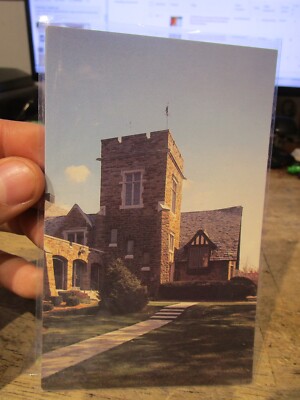 G4 Old OHIO Postcard Lithopolis Wagnalls Memorial Library Bloom Township Donated