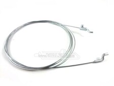 Rasenmäher Zug 2x S Haken - Z Schraubnippel Bowdenzug Gaszug Choke Drahtseil