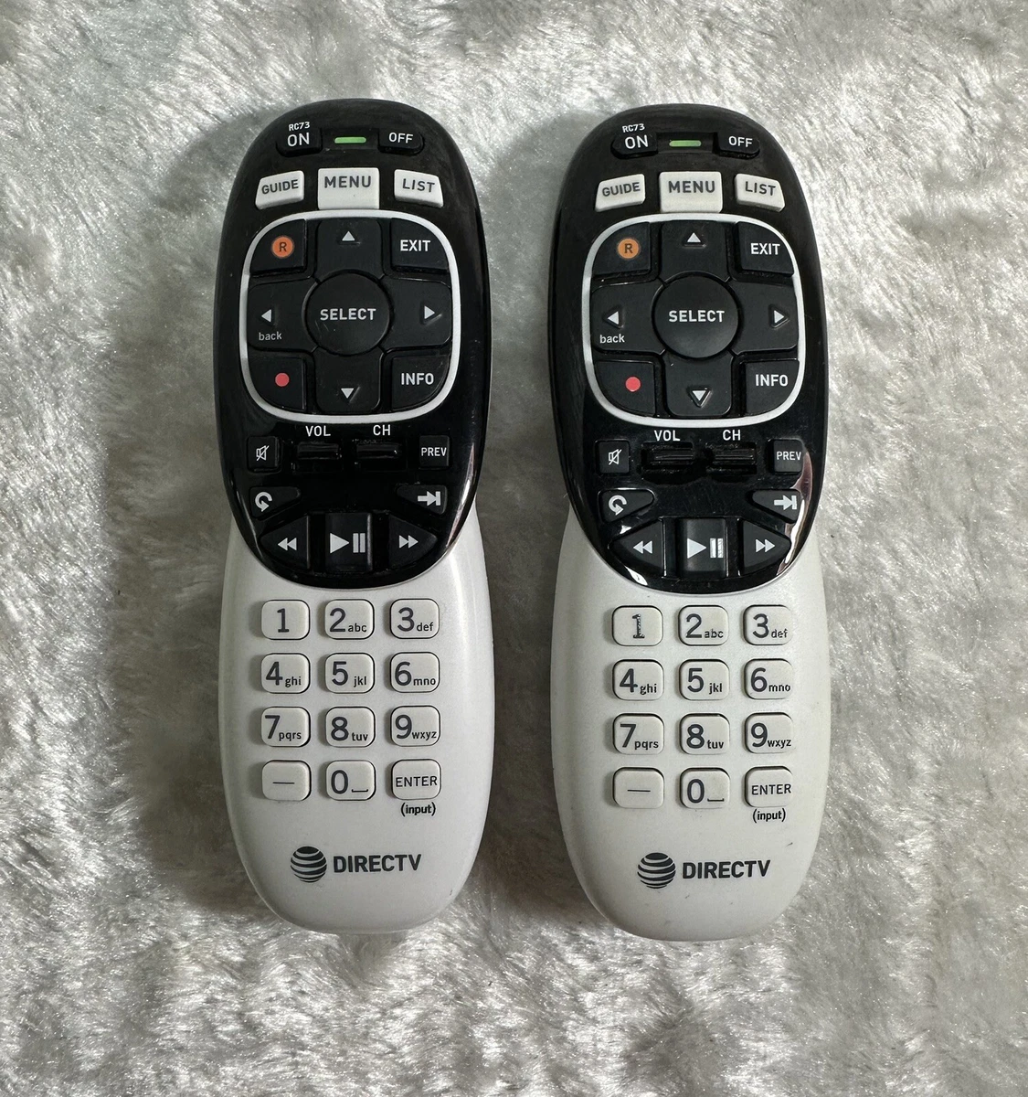 Lot of 2 Tested DirecTV RC73 Genie Universal TV Remote Control