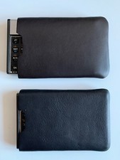 True leather calculator case Black ( HP10c HP11c HP12c Platinum HP15c HP16c )