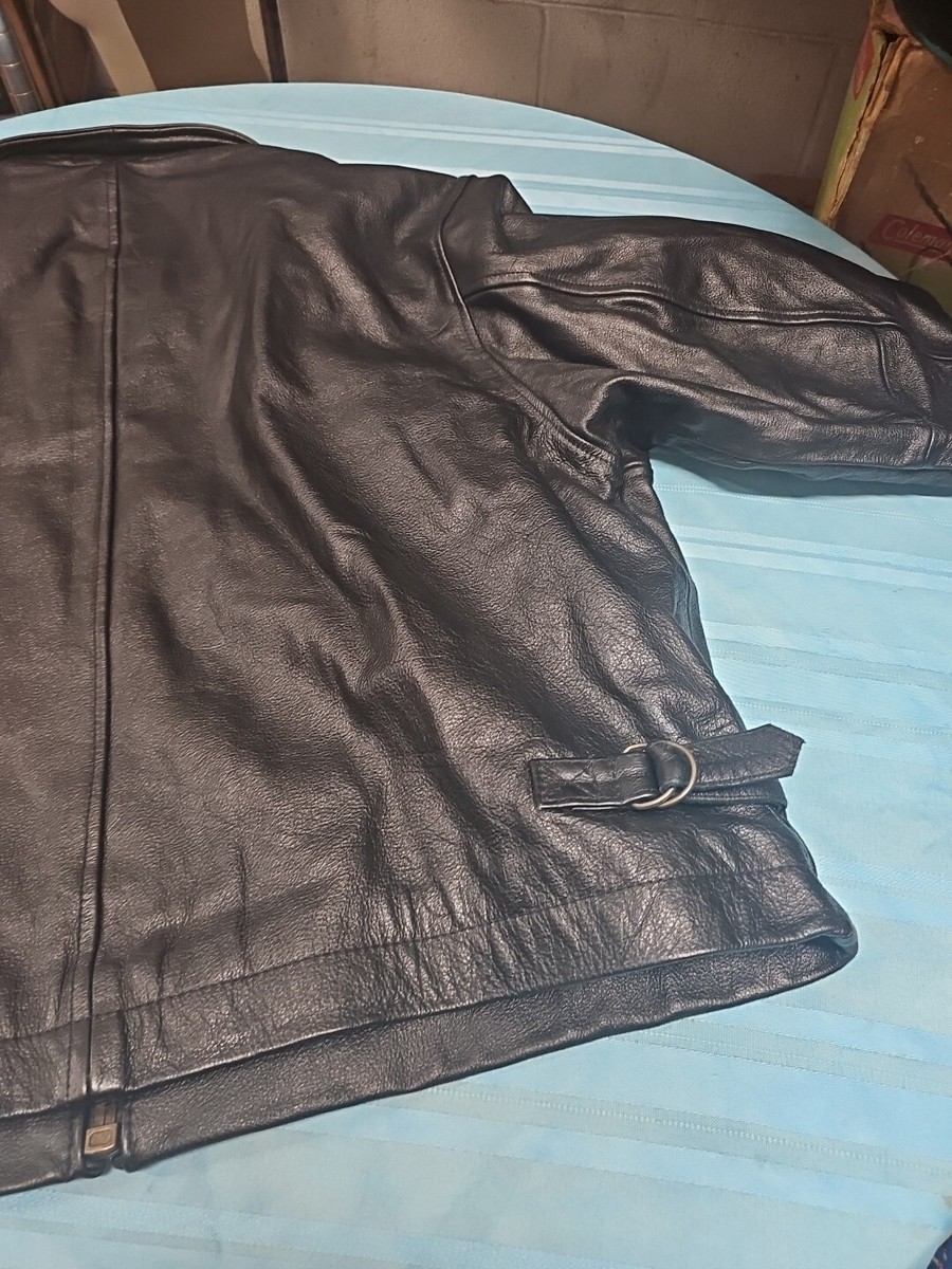 Men's Vintage 1996 Camel Genuine Leather Jacket Size XL Men's Vintage 1996 Camel Genuine Leather Jacket Size XL