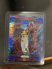 2024 Panini Prizm WNBA Fireworks Blue Pulsar Prizm /199 Allisha Gray #6