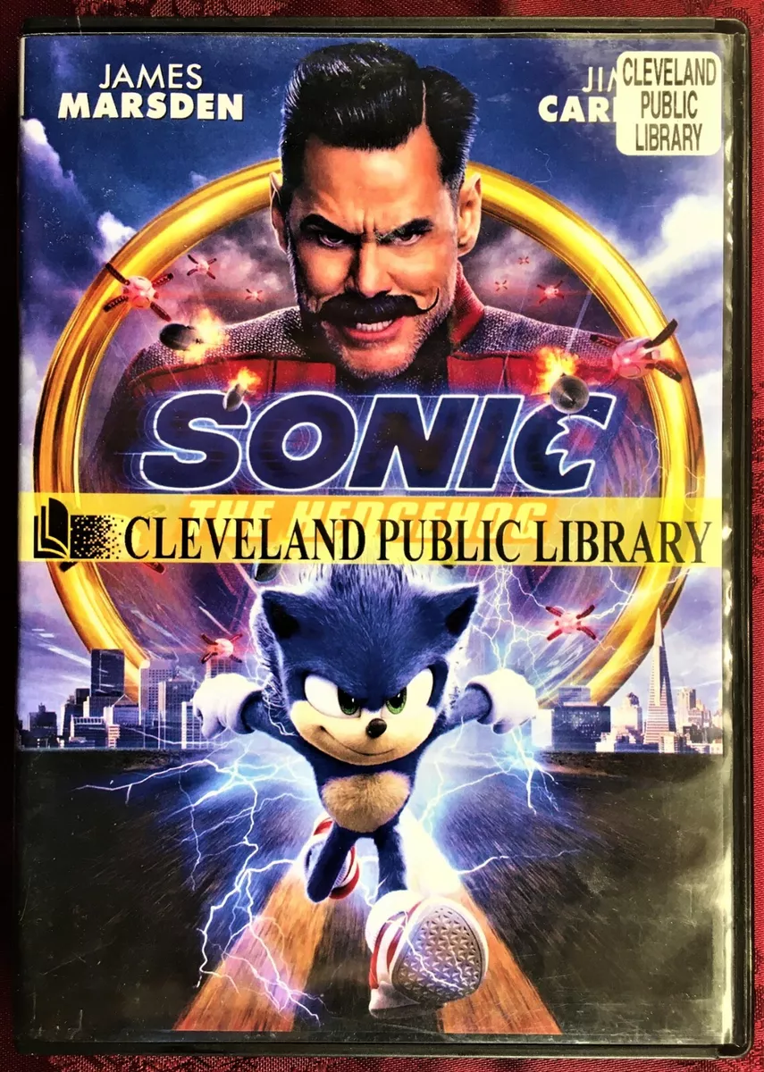 SONIC THE HEDGEHOG 2020 MOVIE DVD