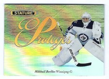 2020-21 Upper Deck Stature Hockey Proteges Mikhail Berdin Winnipeg Jets Rookie