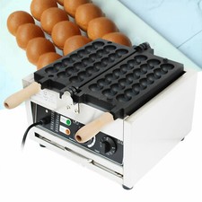 Commercial Electric 42pcs Donut Ball Waffle Maker Steel Baker Machine Nonstick