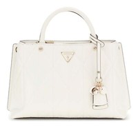 Guess Aldina Girlfriend Satchel Handtasche UmhäNgetasche Tasche Cream White Neu