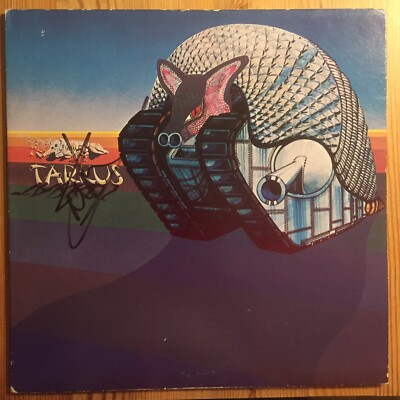 Emerson Lake Palmer  Tarkus Signiert Signed Autogramm Autograph Vinyl LP