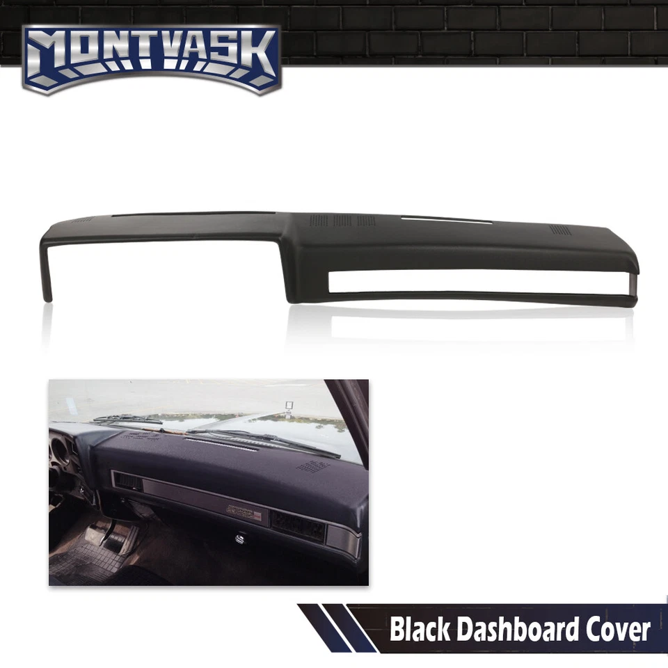 Dash Pad Cover Black Fit For 1981-1991 Chevrolet GMC C/K/R/V Truck/SUV Pickup Foto 2 de 4