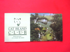 vtg - Golf Scorecard - CAT ISLAND GOLF CLUB gc - Beaufort SC
