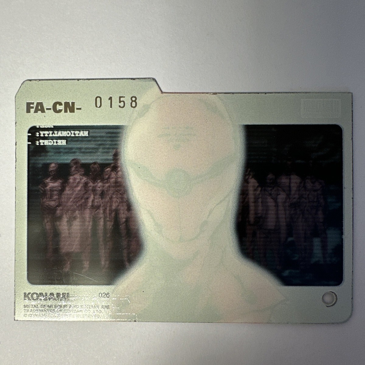 その他 L GEAR SOLID TRADING CARD GRIZZLY 36 METAL GEAR SOLID