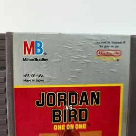 Jordan vs Bird 1 on 1 Nintendo NES VTG 1985 Game Cartridge Mancave Videogame 