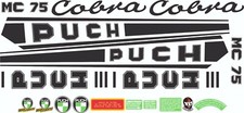 KIT ADHÉSIFS STAR SAM® PUCH COBRA MC 75 CLASSIC MOTOCYKE STICKERS ADHÉSIFS