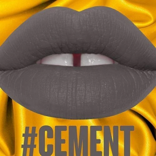 AUTHENTIC LIME CRIME COSMETIC VELVETINES CEMENT MEDIUM GREY MATTE