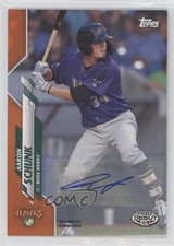 2020 Topps Pro Debut Orange Auto 20/25 Aaron Schunk #PD-101 Auto 7c5