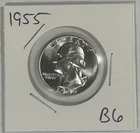 1955 Washington Quarter 90% Silver Bullion Uncirculated